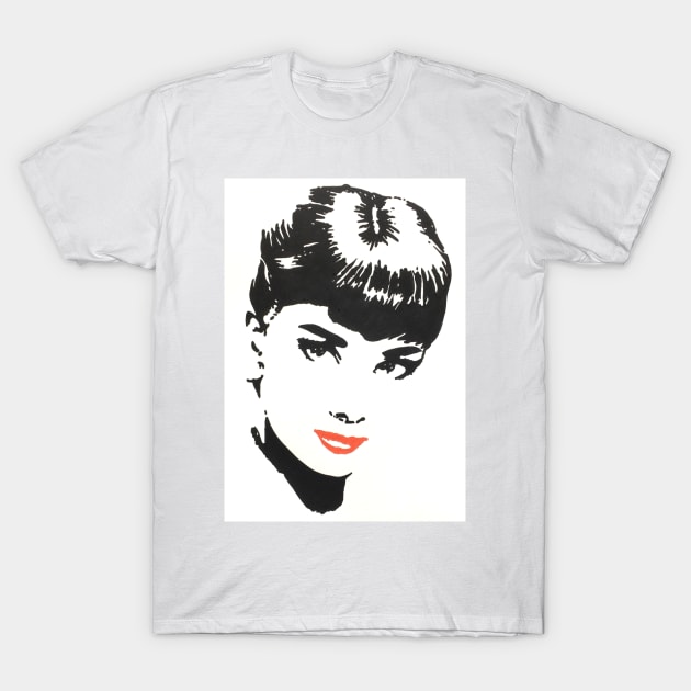 Pop Art Audrey T-Shirt by joeann3